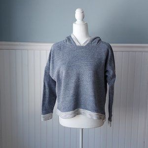 OLD NAVY Cropped Heather Gray Sweatshirt Hoodie Small